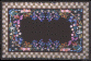 American Cottage HR004 Floral Garden Black